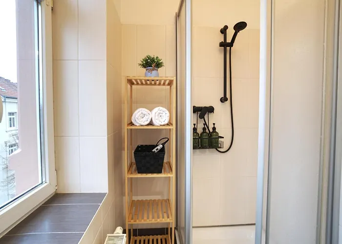 Schlossblick - Free Parking 公寓 奎德林堡